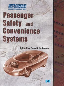 Hardcover Passenger Safety and Convenience Systems (Progress in Technology) Book