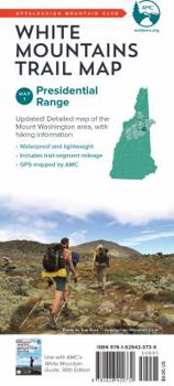 Map AMC White Mountains Trail Map 1: Presidential Range Book
