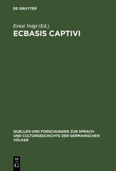 Hardcover Ecbasis captivi [German] Book