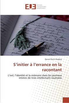 Paperback S initier à l errance en la racontant [French] Book