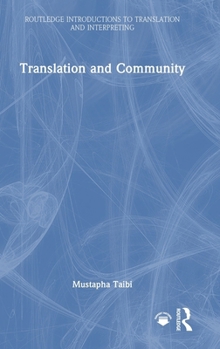 Hardcover Translation and Community Book