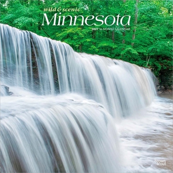 Minnesota Wild & Scenic 2027 12 X 24 Inch (Hanging) Monthly Square Wall Calendar Plastic-Free