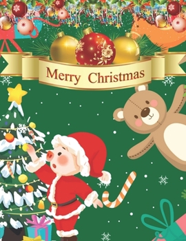 Merry Christmas: An Adult Coloring Book with Fun, Easy, and Relaxing Designs