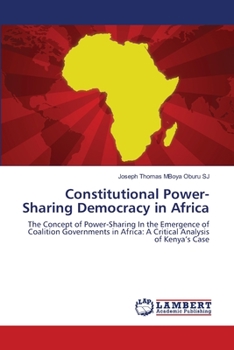 Paperback Constitutional Power-Sharing Democracy in Africa Book