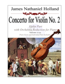 Paperback Concerto for Violin No. 2: Violin Part with Orchestra Reduction for Piano Book