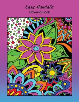 Paperback Mandala Adult Coloring Book: 50 Beautiful Mandalas with Easy, Fun, and Stress Relieving Relaxation Book