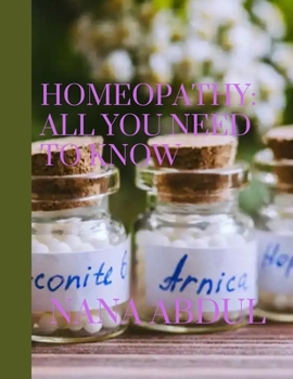 Paperback Homeopathy: All you need to know Book