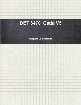 Paperback DET 3470 Catia V5 Book