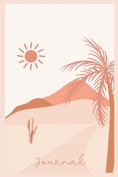 Paperback Journal: Cute Composition Notebook Diary - 100 Wide Ruled Pages - Small, 6x9 Inches - Desert Book