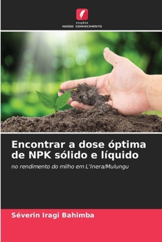 Paperback Encontrar a dose óptima de NPK sólido e líquido [Portuguese] Book