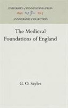 Hardcover The Medieval Foundations of England Book