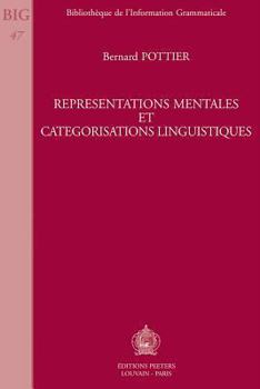 Paperback Representations Mentales Et Categorisations Linguistiques [French] Book