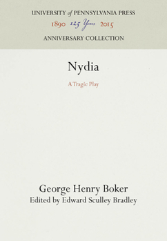 Hardcover Nydia: A Tragic Play Book