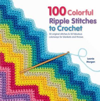 Paperback 100 Colorful Ripple Stitches to Crochet Book