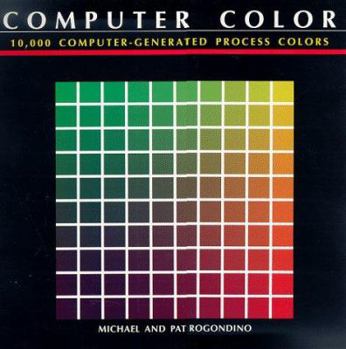 Paperback Computer Color: 10,000 Computer-Generated Process Colors Book