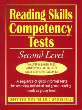 Spiral-bound Reading Skills Competency Tests: Second Level Book