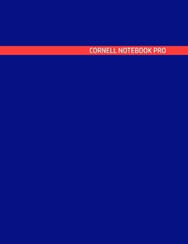 Paperback Cornell Notebook Pro: Large Note Taking System For School And University. College Ruled Pretty Light Notes. Ultramarine Watermelon Cover - T Book