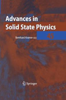 Paperback Advances in Solid State Physics 45 Book