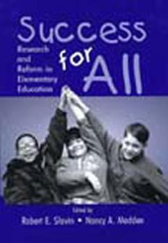 Paperback Success for All: Research and Reform in Elementary Education Book