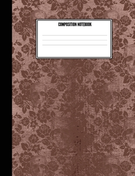 Paperback Composition Notebook: 7.44" x 9.69" - 120 College Ruled Sheets- Softbound-Goth-Horror-Scary-Unique Book