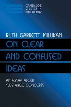 Paperback On Clear and Confused Ideas: An Essay about Substance Concepts Book