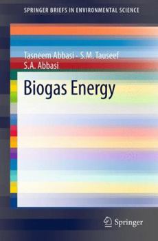 Biogas Energy - Book  of the SpringerBriefs in Environmental Science