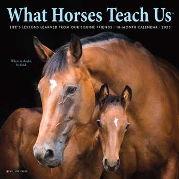 Calendar What Horses Teach Us 2023 Mini Wall Calendar Book