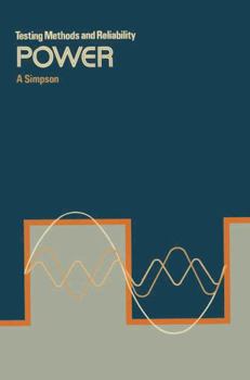 Paperback Testing Methods and Reliability - Power Book