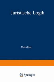 Paperback Juristische Logik [German] Book