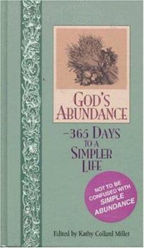 Hardcover God's Abundance: 365 Days to a Simpler Life Book