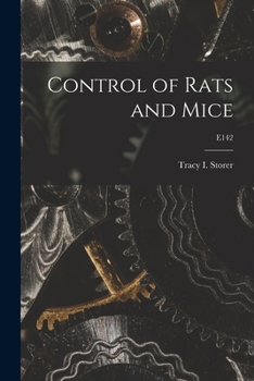 Paperback Control of Rats and Mice; E142 Book