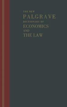 Hardcover New Palgrave Dictionary of Economics and Law Mv Book