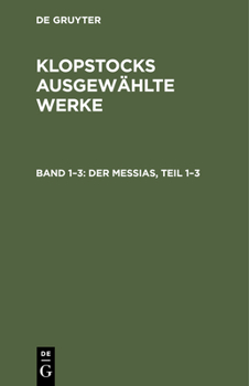 Hardcover Der Messias, Teil 1-3 [German] Book