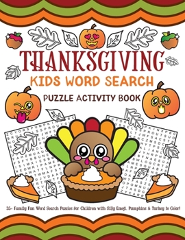 Thanksgiving Kids Word Search : Puzzle Activity Book