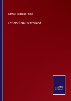 Paperback Letters from Switzerland Book