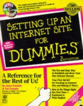 Paperback Setting Up an Internet Site for Dummies Book