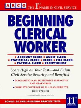 Paperback Beginning Clerical Worker Book