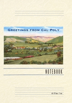 Paperback Vintage Lined Notebook Greetings from Cal Poly, San Luis Obispo Book