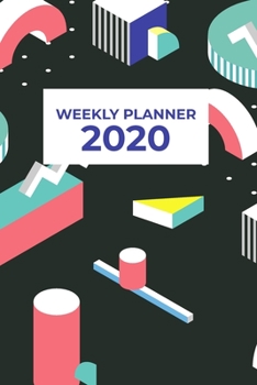 Weekly Planner 2020 : 80's Style Weekly Planner Organizer Book with Calendars and Famous Quotes