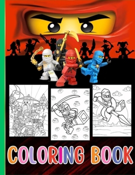 Paperback Ninja Hero Coloring Book: NINJAGO Coloring & Activity Book For Kids [Large Print] Book