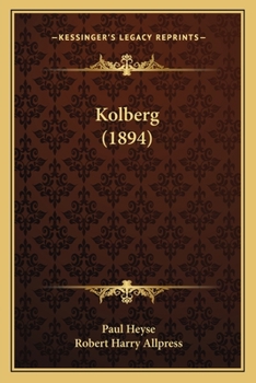 Paperback Kolberg (1894) Book