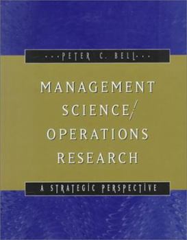 Hardcover Management Science/Operations Research: A Strategic Perspective Book