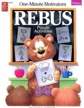 Paperback One-Minute Motivators: Rebus Puzzle Activities, Primary Book