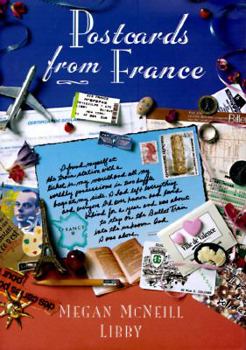 Hardcover Postcards from France Book
