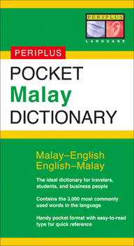 Paperback Pocket Malay Dictionary: Malay-English English-Malay Book