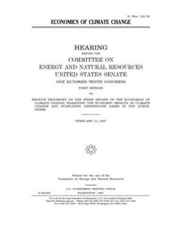 Paperback Economics of climate change Book
