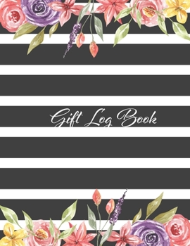 Paperback Gift Log Book: Present Book & Tracker Book