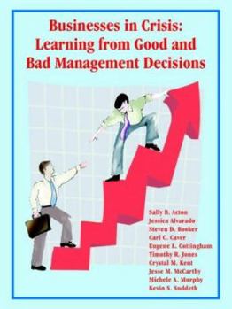 Paperback Businesses in Crisis: Learning from Good and Bad Management Decisions Book