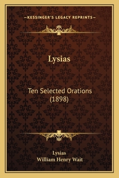 Paperback Lysias: Ten Selected Orations (1898) Book