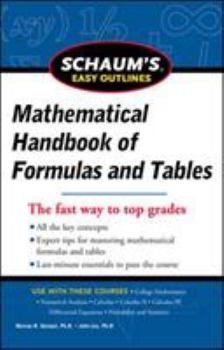 Paperback Schaum's Easy Outline of Mathematical Handbook of Formulas and Tables, Revised Edition Book